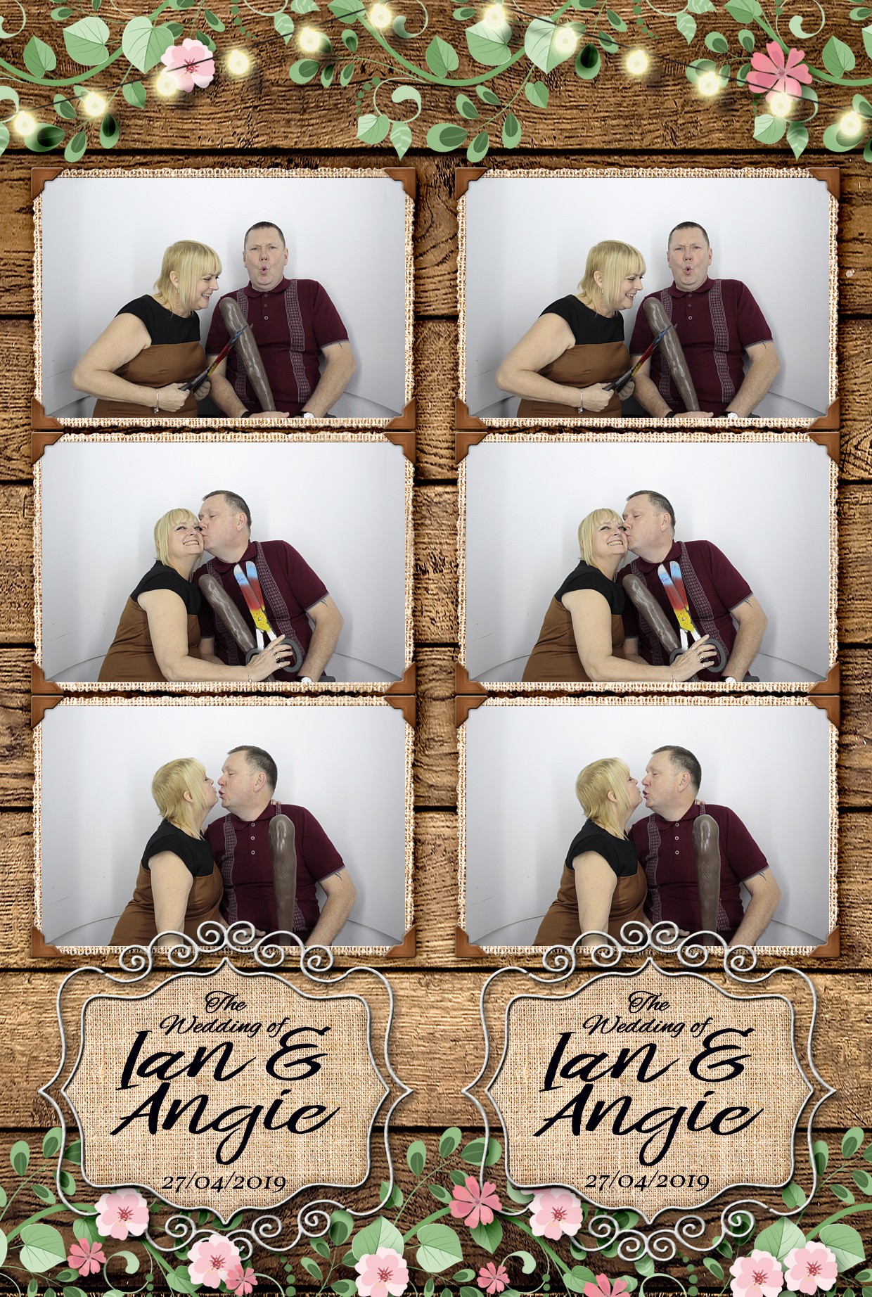 Ian & Angie’s wedding  | View more photos from the event at gallery.myphotoboothexperience.co.uk/u/MyPhotoBoothExperienceLtd/Ian-Angie’s-wedding
